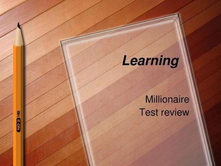 Millionaire Test review