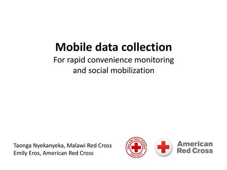 Mobile data collection