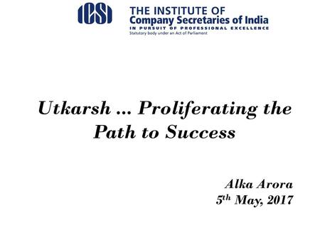 Utkarsh ... Proliferating the Path to Success