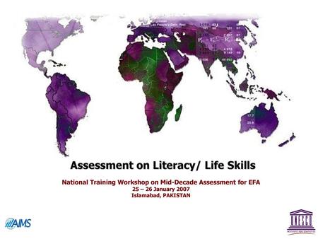 Assessment on Literacy/ Life Skills