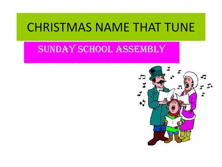 CHRISTMAS NAME THAT TUNE