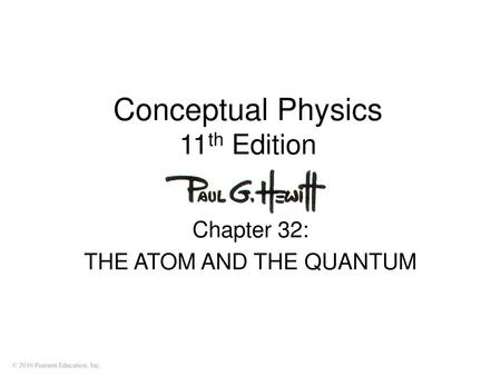 Conceptual Physics 11th Edition