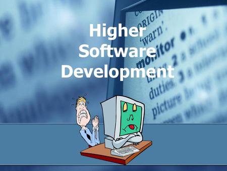 Higher Software Development