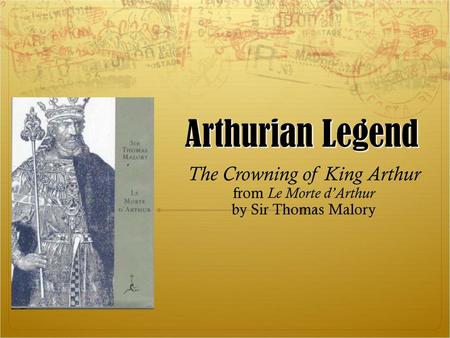 The Crowning of King Arthur