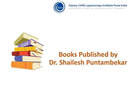 Books Published by Dr. Shailesh Puntambekar