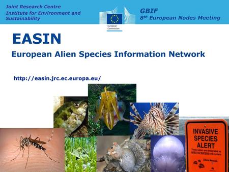 EASIN European Alien Species Information Network GBIF