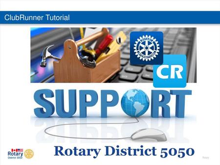 ClubRunner Tutorial Rotary District 5050.