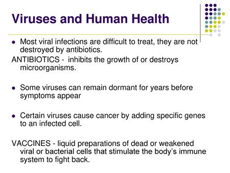 Viruses and Human Health