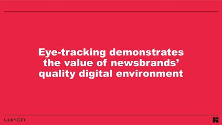 Digital newsbrands: a quality environment for ads