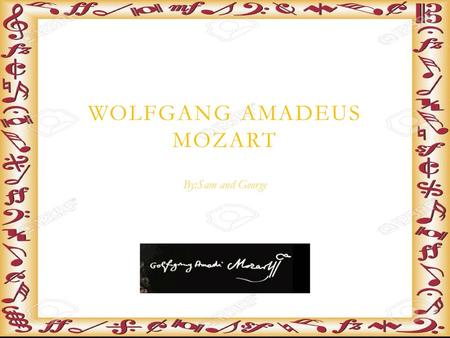 Wolfgang Amadeus Mozart