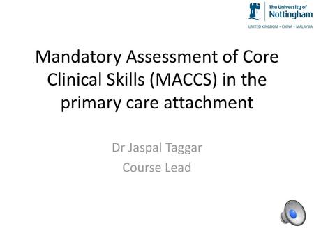 Dr Jaspal Taggar Course Lead