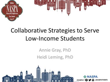 Collaborative Strategies to Serve Low-Income Students