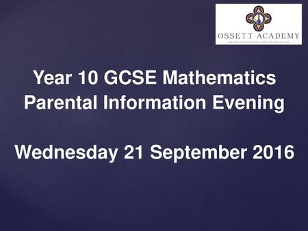 Parental Information Evening