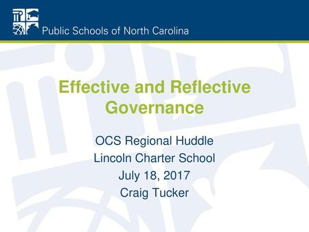 Effective and Reflective Governance