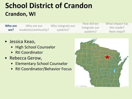 School District of Crandon Crandon, WI