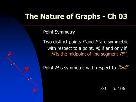 The Nature of Graphs - Ch 03