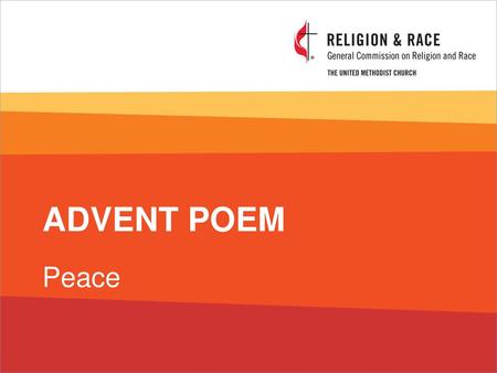 Advent PoeM Peace.