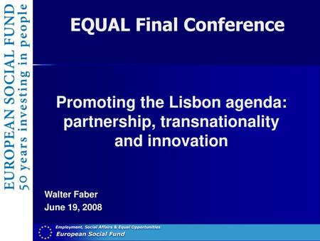 EQUAL Final Conference