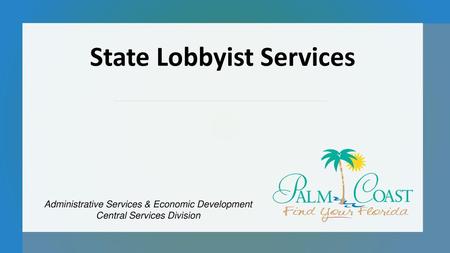 State Lobbyist Services