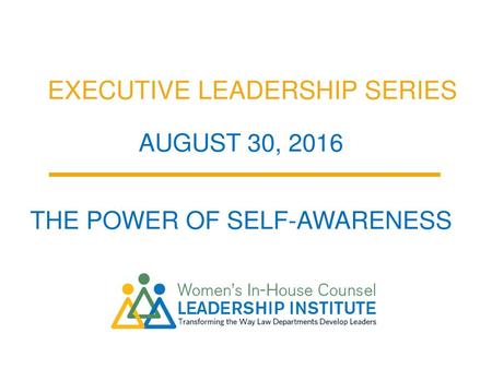 Executive Leadership Series