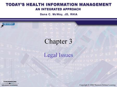 Chapter 3 Legal Issues.