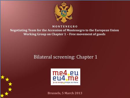 Bilateral screening: Chapter 1