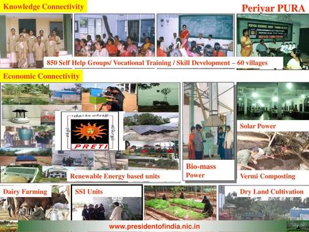 Periyar PURA Knowledge Connectivity Economic Connectivity Bio-mass