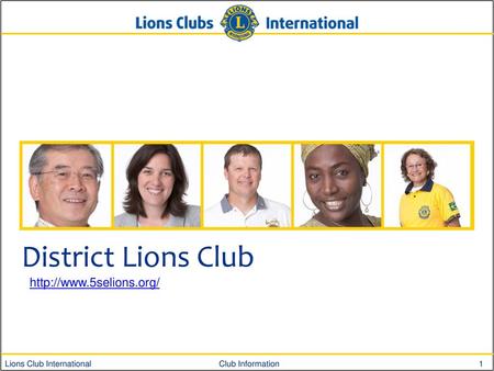 District Lions Club http://www.5selions.org/.