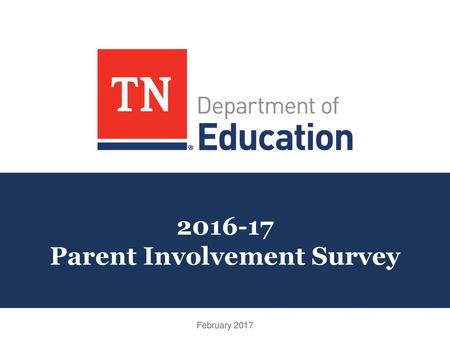 Parent Involvement Survey