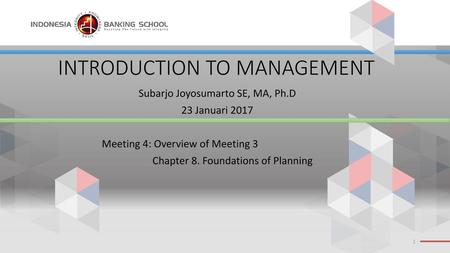 INTRODUCTION TO MANAGEMENT