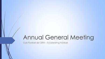 Annual General Meeting