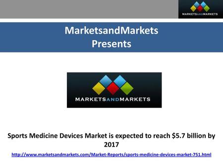 MarketsandMarkets Presents