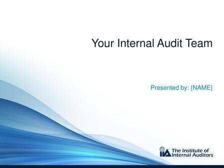 Your Internal Audit Team