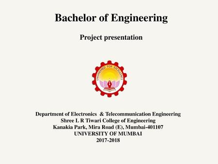 Bachelor of Engineering