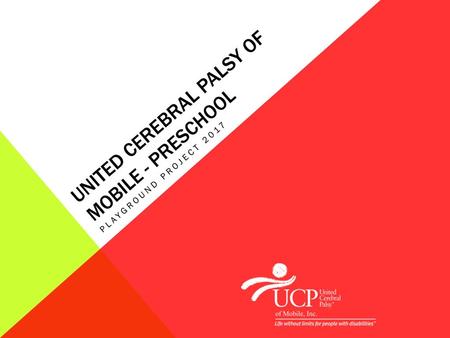 United Cerebral palsy of mobile - preschool