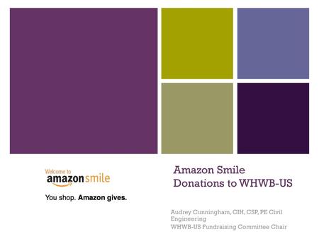 Amazon Smile Donations to WHWB-US