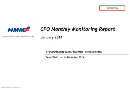 CPO Monthly Monitoring Report