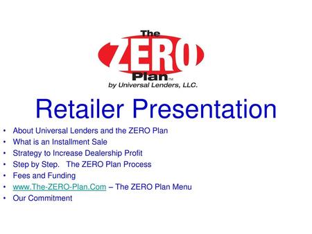 Retailer Presentation