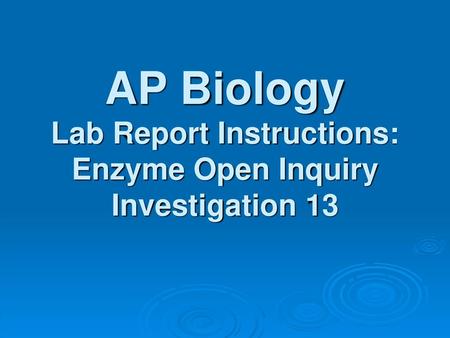 Lab Format Title - Description of the lab Purpose - Why?