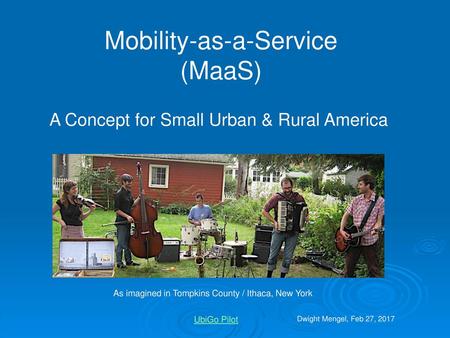 Mobility-as-a-Service (MaaS)