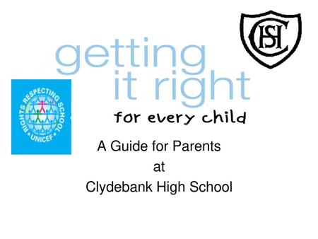 A Guide for Parents at Clydebank High School