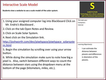 Interactive Scale Model