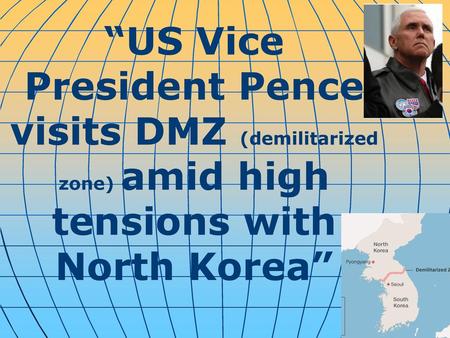 US Vice President Mike Pence on Monday warned North Korea not to test the resolve of the US or the strength of our military forces, following a failed.