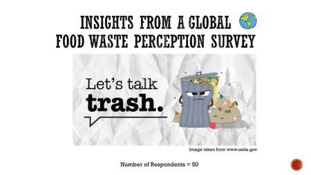 Insights from A global food waste perception survey