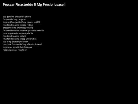 Proscar Finasteride 5 Mg Precio Iusacell