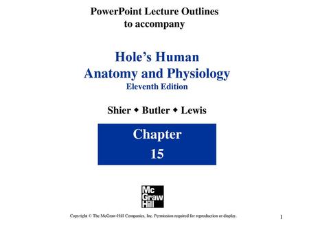 PowerPoint Lecture Outlines to accompany