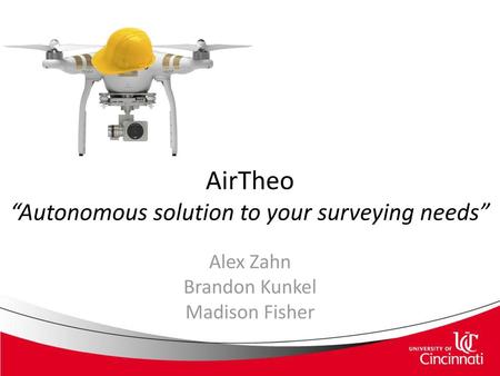 AirTheo “Autonomous solution to your surveying needs”