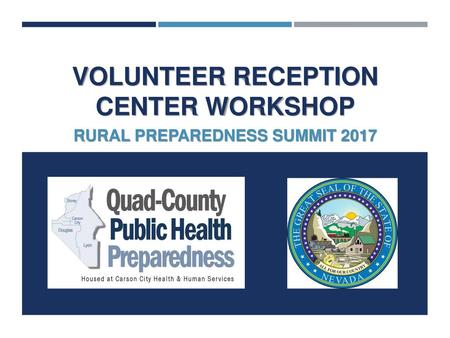 Volunteer Reception Center Workshop