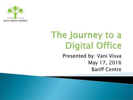 The Journey to a Digital Office