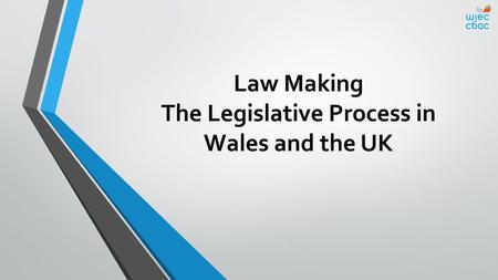 The Legislative Process in Wales and the UK